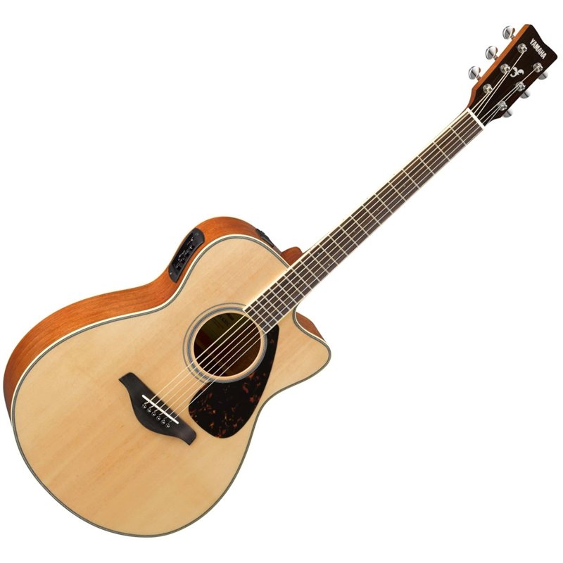 YAMAHA FSX820C NT CHITARRA ACUSTICA ELETTRIFICATA SPALLA MANCANTE COLORE NATURAL