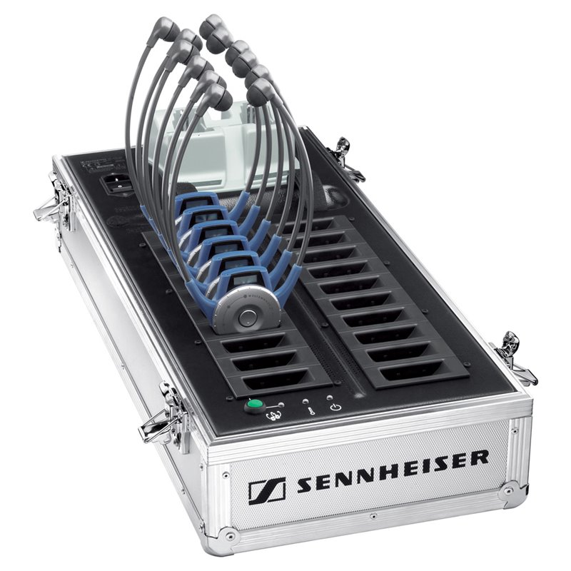 SENNHEISER EZL 2020 20L VALIGIA PER IL TRASPORTO E LA RICARICA DI 20 HDE - EK+ 2 SK