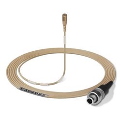SENNHEISER MKE 1 4 3 MICROFONO LAVALIER A CLIP MINIATURIZZATO OMNIDIREZIONALE COLORE BEIGE
