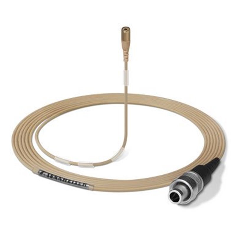 SENNHEISER MKE 1 4 3 MICROFONO LAVALIER A CLIP MINIATURIZZATO OMNIDIREZIONALE COLORE BEIGE