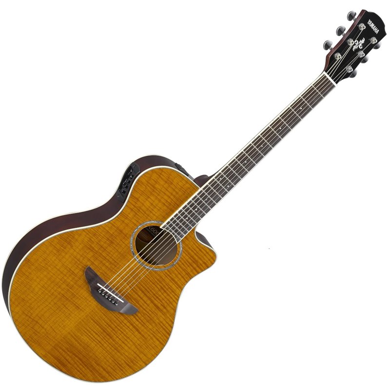 YAMAHA APX600 FM AMBER CHITARRA ACUSTICA ELETTRIFICATA SPALLA MANCANTE AMBRA