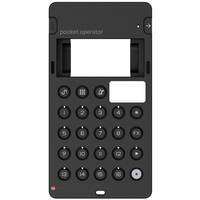 TEENAGE ENGINEERING CASE PO CA-X BLACK CUSTODIA IN SILICONE PER POCKET OPERATOR COLORE NERO