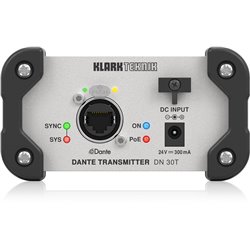 KLARK TEKNIK DN30T CONVERTITORE AUDIO DANTE 2 CANALI A/D 96KHZ