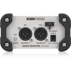KLARK TEKNIK DN30R RICEVITORE AUDIO DANTE 2 CANALI D/A 96KHZ