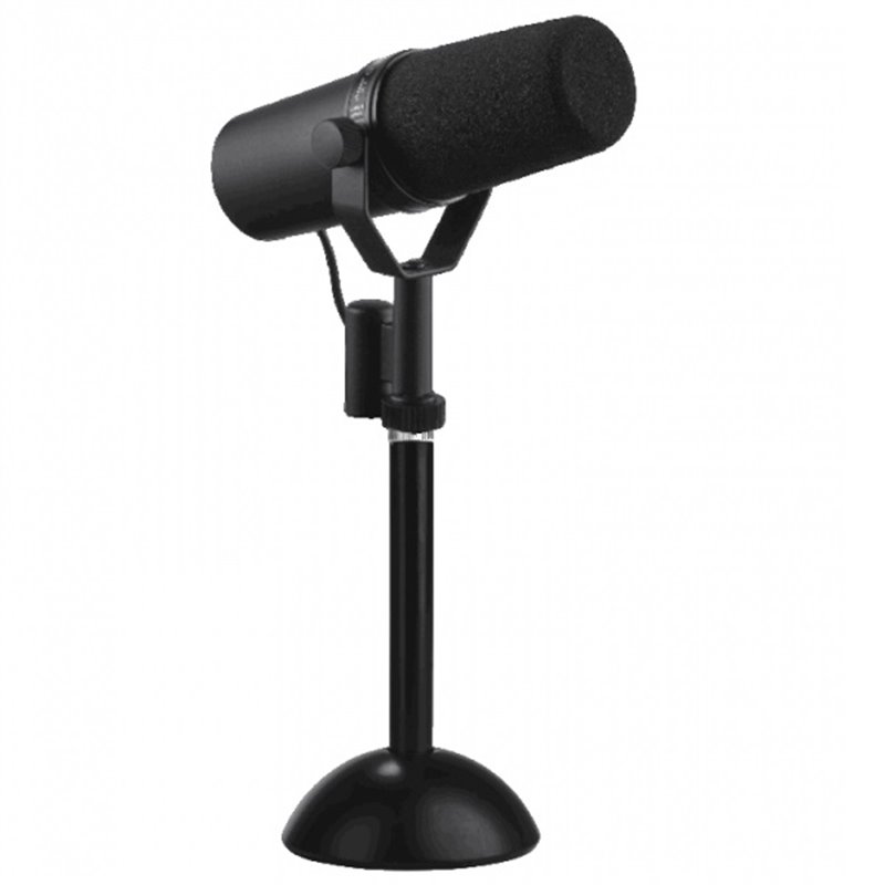 SHURE SM7B MICROFONO BROADCAST + ASTA DA TAVOLO EUROMET 06507