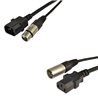 COBRA CMA-10 CAVO PHONO-RETE 10 MT XLR E (IEC)VDE MASCHIO-FEMMINA