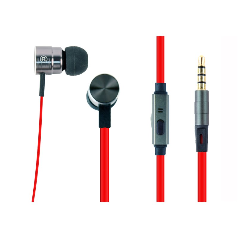 GMB AUDIO METAL EARPHONES WITH MICROPHONE, 'LONDON'