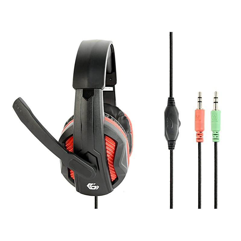 GMB GAMING CUFFIE STEREO CON MICROFONO E CONTROLLO VOLUME