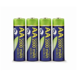 ENERGENIE PILE RICARICABILI AA (READY-TO-USE), 2000MAH, BLISTER DA 4 PEZZI
