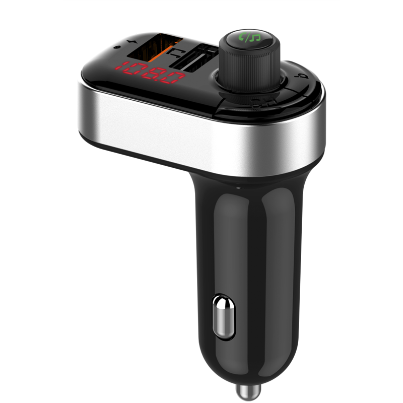 GEMBIRD CARKIT BT CON TRASMETTITORE FM, NERO