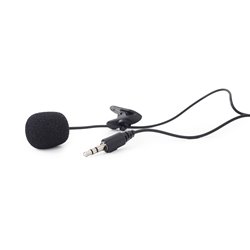 GEMBIRD MIC-211-B MICROFONO CON CLIP DI COLORE NERO