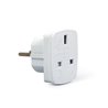 CABLEXPERT AC POWER ADAPTER, PRESA DA UK A EU SHUKO PLUG, 7.5 A