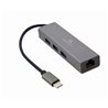 CABLEXPERT ADATTATORE LAN A RETE GIGABIT ETHERNET, MASCHIO USB-C, NERO