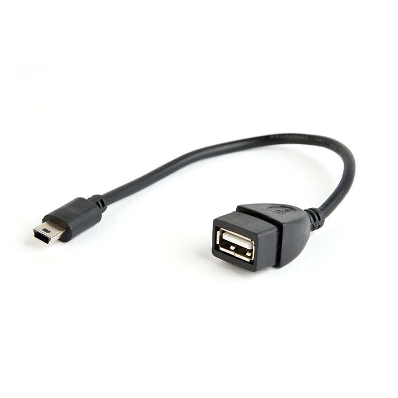CABLEXPERT USB OTG AF TO MINI-BM CABLE, 0.15 M