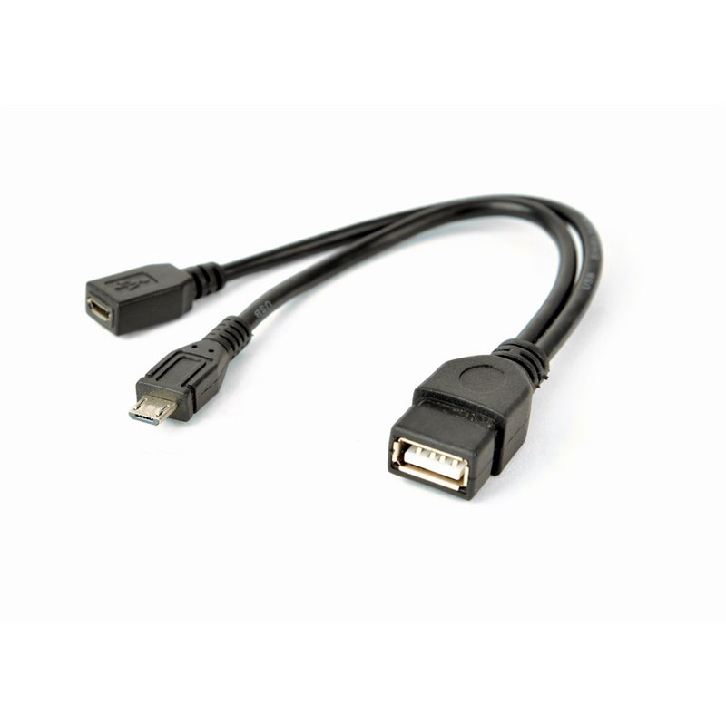 CABLEXPERT CAVO USB OTG AF A MICRO BM, 0.15 M