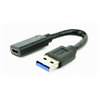 CABLEXPERT CAVO ADATTATORE USB 3.1 DA AM A TIPO C FEMMINA, 10 CM, NERO