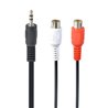 CABLEXPERT CAVO AUDIO STEREO 3.5 MM PLUG A 2 PRESE RCA, 0,2 M