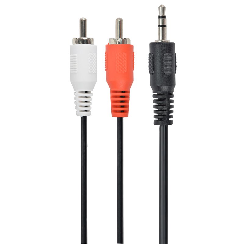 CABLEXPERT 3.5 MM STEREO TO RCA PLUG CABLE, 0.2 M