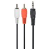 CABLEXPERT 3.5 MM STEREO TO RCA PLUG CABLE, 0.2 M