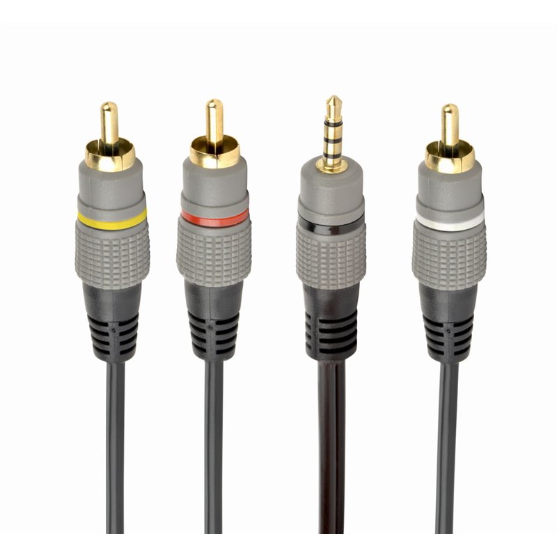 CABLEXPERT CAVO SPINA RCA X 2 AD RCA X 2 (FONO), 1.5 M