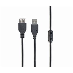 CABLEXPERT PREMIUM QUALITY USB 2.0 EXTENSION CABLE, 10 FT