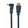 CABLEXPERT HDMI HIGH SPEED CAVO MASCHIO 90 GRADI A MASCHIO DIRITTO, CONNETTORI PLACCATI IN ORO