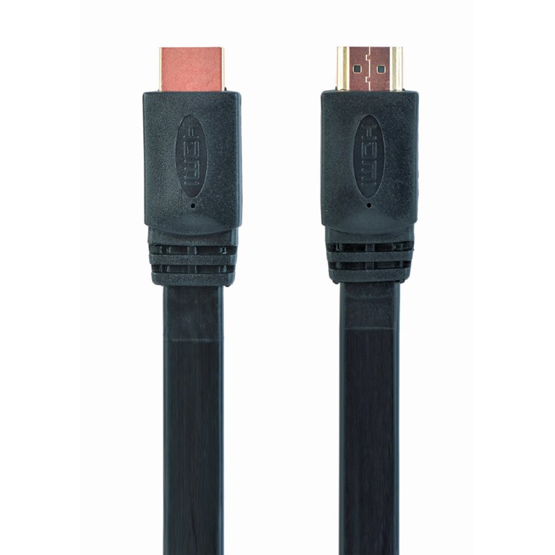 CABLEXPERT HDMI MALE-MALE FLAT CABLE, 1 M, BLACK COLOR
