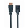 CABLEXPERT CAVO HDMI HIGH SPEED  EXTENSION CABLE CON ETHERNET, 0.5 M, BULK