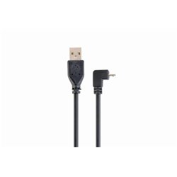 CABLEXPERT ANGLED MICRO-USB CABLE, 1.8 M