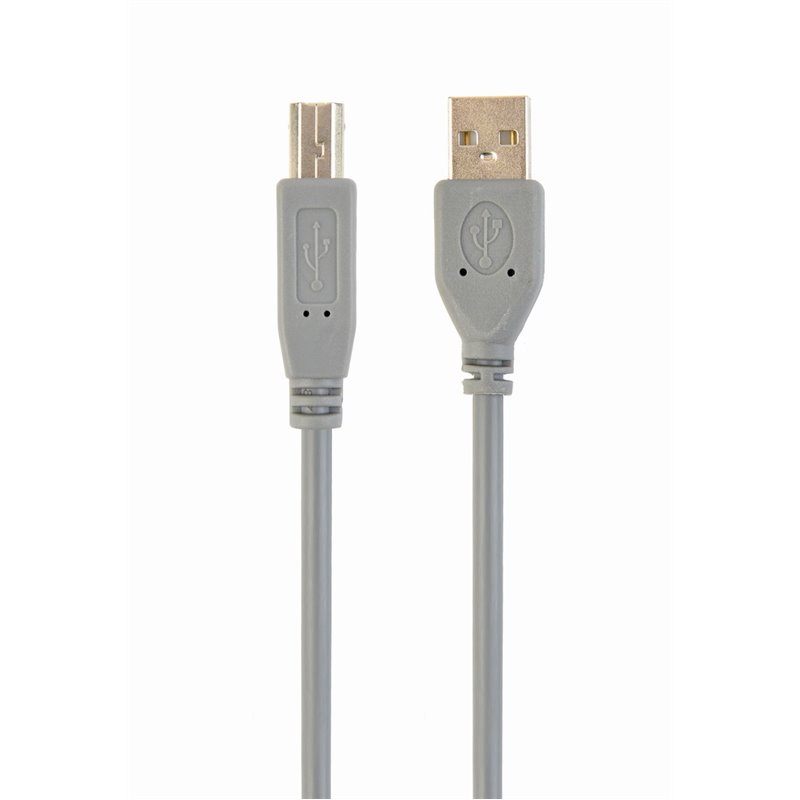 CABLEXPERT USB 2.0 A-PLUG B-PLUG 6FT CABLE, GREY COLOR