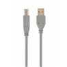 CABLEXPERT USB 2.0 A-PLUG B-PLUG 6FT CABLE, GREY COLOR