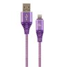 CABLEXPERT CAVO MICRO-USB INTRECCIATO IN COTONE CON CONNETTORI METALLICI, 2 M