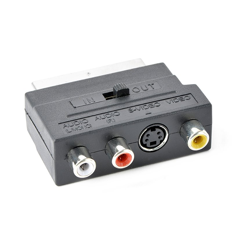 CABLEXPERT ADATTATORE BIDIREZIONALE SCART/RCA/S-VIDEO