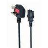 CABLEXPERT UK POWER CORD (C13), 5 A, 6 FT