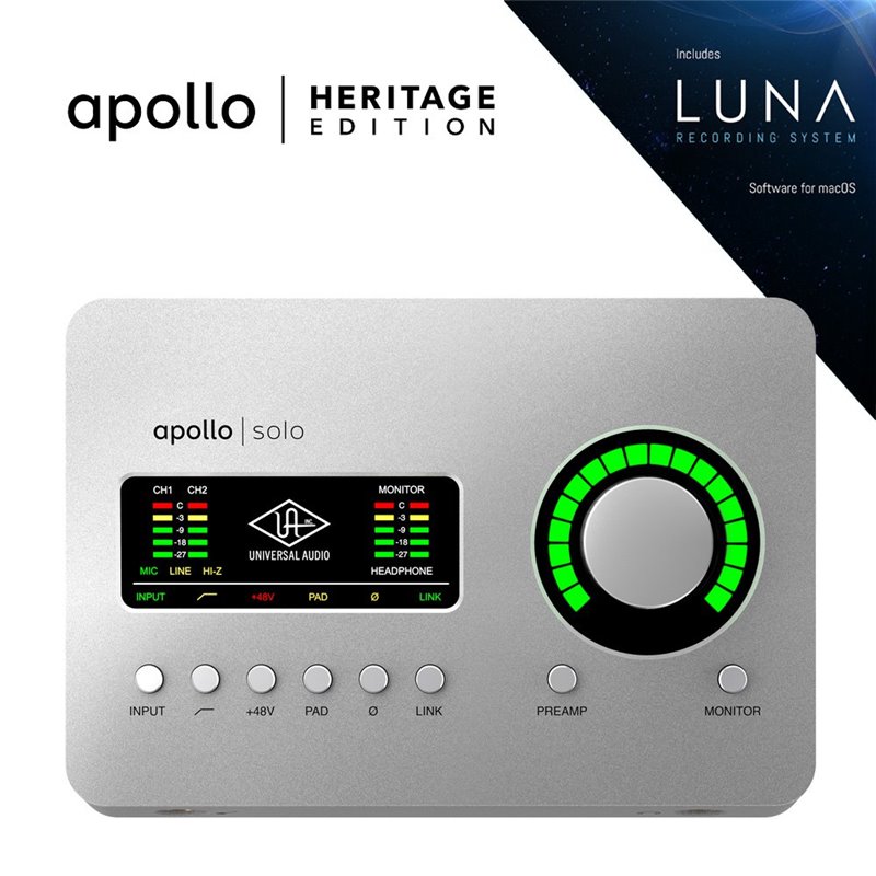 UNIVERSAL AUDIO APOLLO SOLO | HERITAGE EDITION