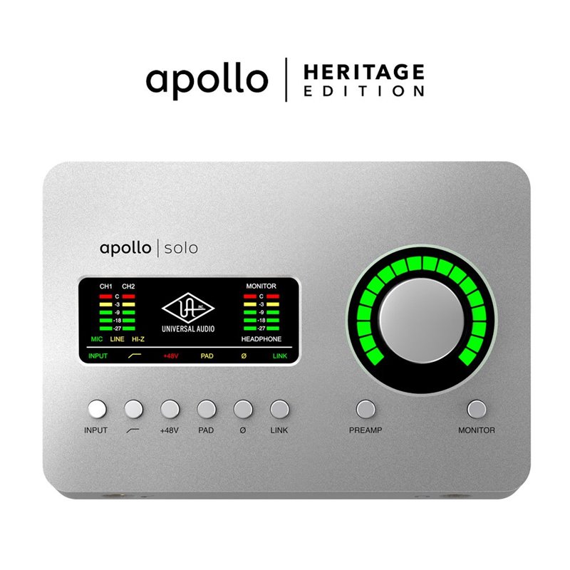 UNIVERSAL AUDIO APOLLO SOLO USB | HERITAGE EDITION