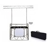 ATOMIC4DJ EVENT TABLE TAVOLO DESK DJ ED EVENTI CON TRALICCIO LUCI CUSTODIA E MENSOLE IN BUNDLE