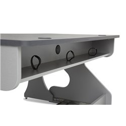 ZAOR MIZA M FLEX GRAY WENGE STUDIO DESK MODULARE SCRIVANIA DA STUDIO