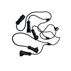 ATOMIC PRO CAVO SPLITTER MOLTIPLICATORE DA SPINA CEE MONOFASE 16A 3P A 4 PRESE