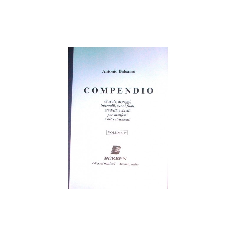 BERBEN BALSAMO COMPENDIO PER SAX