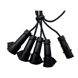 ATOMIC PRO CAVO SPLITTER MOLTIPLICATORE DA SPINA CEE MONOFASE 16A 3P A 4 PRESE