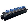 ATOMIC PRO POWER-BOX CON INGRESSO E RILANCIO SOCAPEX E MULTIPRESA 6 PRESE CEE 16A MONOFASE