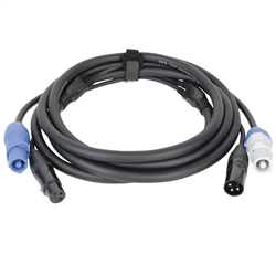 DAP AUDIO FP20-150 CAVO COMBO POWER POWERCON + DMX XLR 3 PIN DA 1,5 METRI