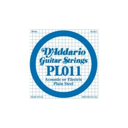D'ADDARIO PL011 CORDA SINGOLA PER CHITARRA ACUSTICA/ELETTRICA