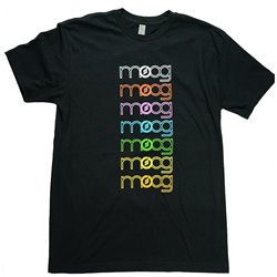MOOG MUSIC IND. RAINBOW SPECTRUM TEE LARGE