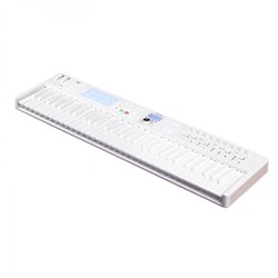 ARTURIA KEYLAB ESSENTIAL 61 MK3 ALPINE WHITE TASTIERA MASTER KEYBOARD MIDI USB 61 TASTI