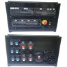 QUADRO CORRENTE POWERBOX SPINA 125A 6 PRESE CEE 16A MONOFASE + 2 32A 5P + 2 16A 5P + 1 63A + 3 SPIE VOLTOMETRO AMPEROMETRO EMERG