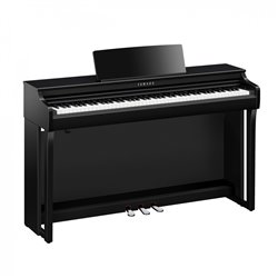 YAMAHA CLAVINOVA CLP845PE POLISHED EBONY PIANOFORTE DIGITALE 88 TASTI PESATI COLORE NERO LUCIDO