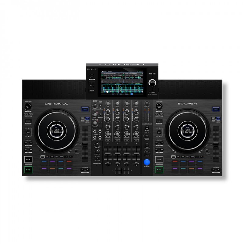 DENON SC LIVE 4 CONSOLLE 4 DECK PER DJ CON DISPLAY 7" MONITOR INTEGRATI E ROUTER WI-FI INTERNO EX-DEMO