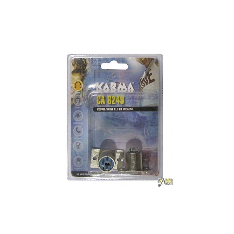 KARMA CA8249 COPPIA SPINE XLR DA INCASSO